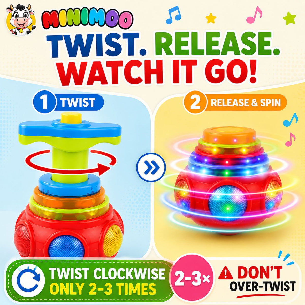 Magic Spinning Musical Lattoo.
