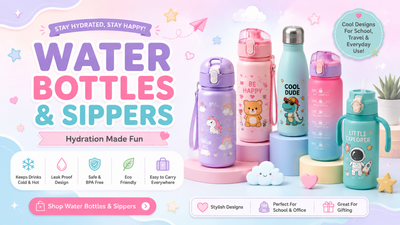 Water Bottles & Sippers