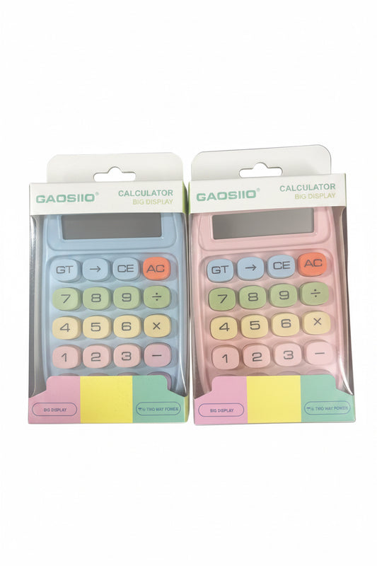 Asthetic Calculator Solar and Battery