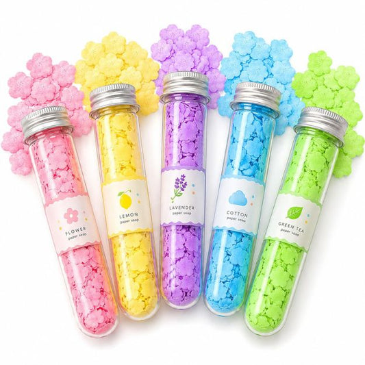 Minimoo Paper Soap Sheets Pack of 5 Tubes