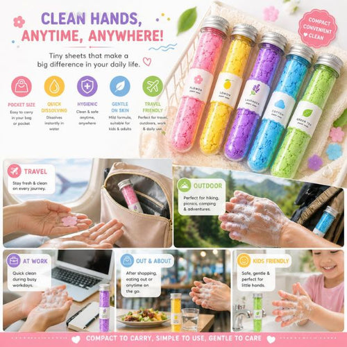 Minimoo Paper Soap Sheets Pack of 5 Tubes