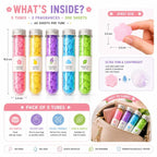 Minimoo Paper Soap Sheets Pack of 5 Tubes