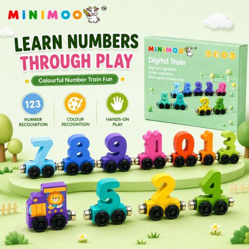 Magnetic Digital Number Train