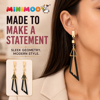 Geometric Drop Earrings - Modern. Bold. Effortless.