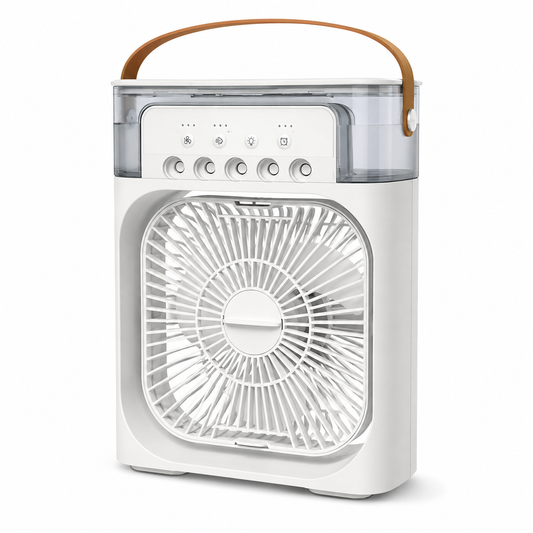 Portable Air Cooler Fan with Humidifier | 3-Speed Airflow