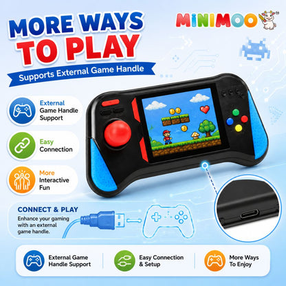 500-in-1 Handheld Joystick Game Console 500 Games. One Console
