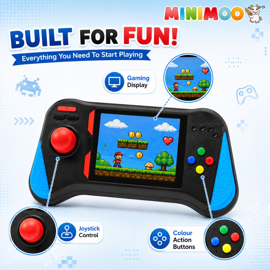 500-in-1 Handheld Joystick Game Console 500 Games. One Console
