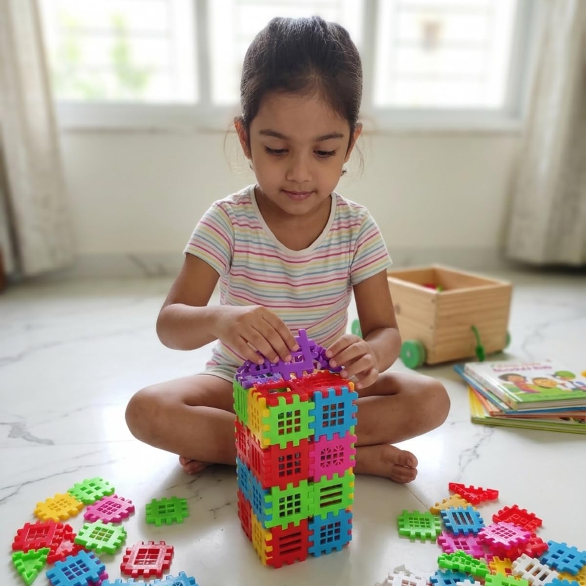 House Building Blocks Set for Kids