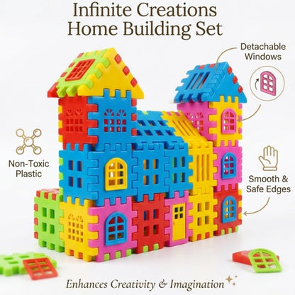 House Building Blocks Set for Kids