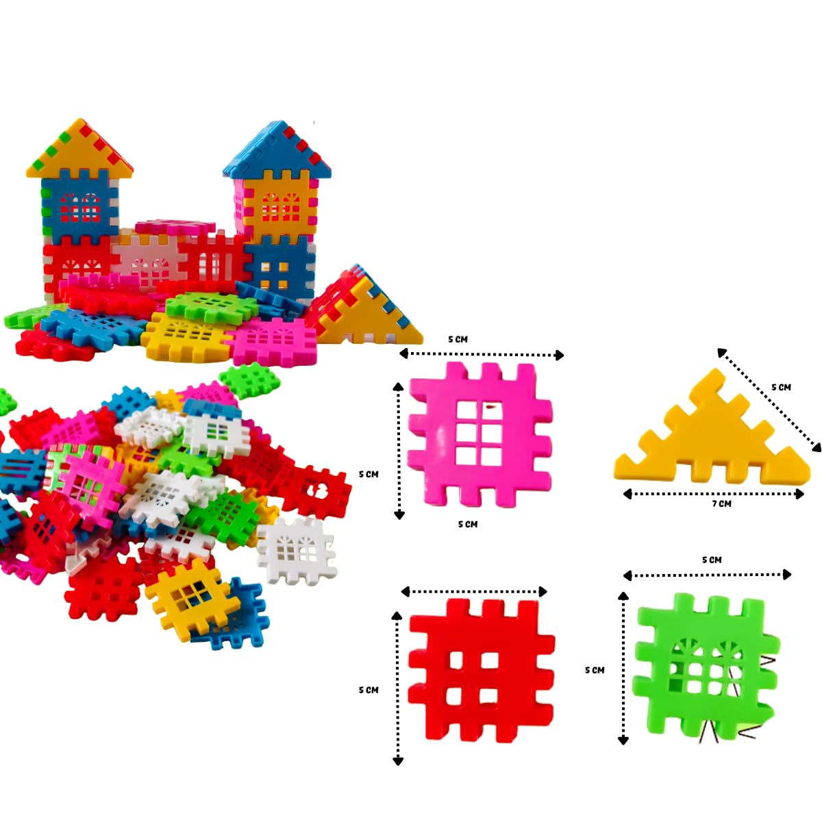 House Building Blocks Set for Kids