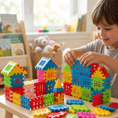 House Building Blocks Set for Kids