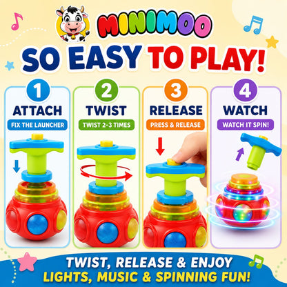 Magic Spinning Musical Lattoo.