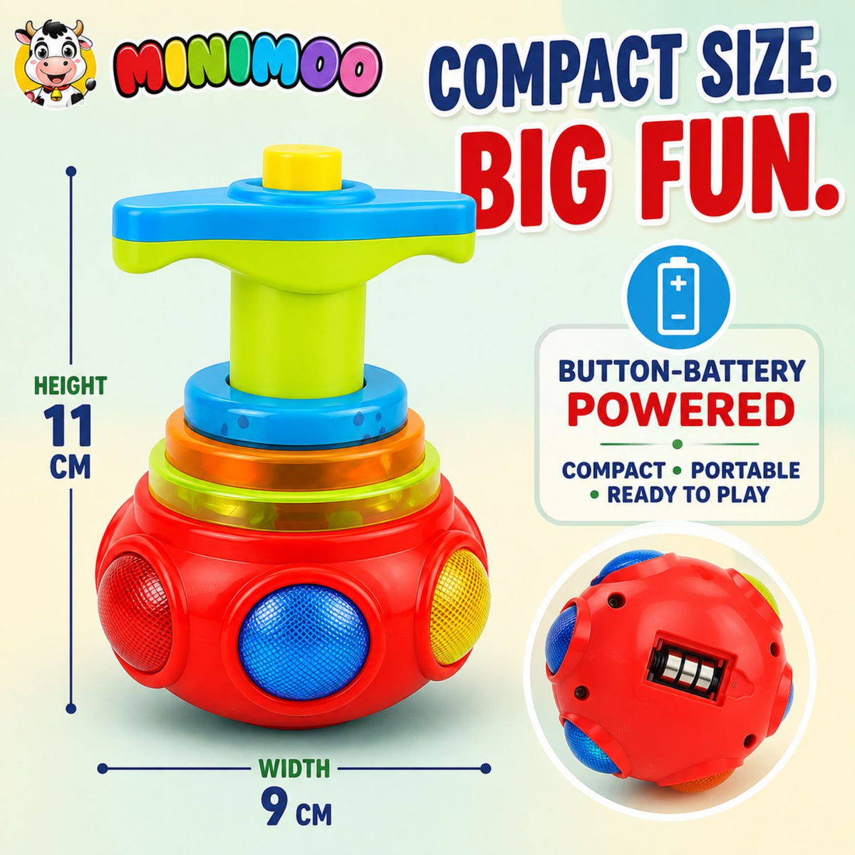Magic Spinning Musical Lattoo.