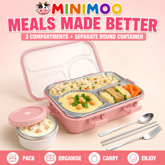 Minimoo Stainless Steel Bento Lunch Box