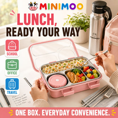 Minimoo Stainless Steel Bento Lunch Box