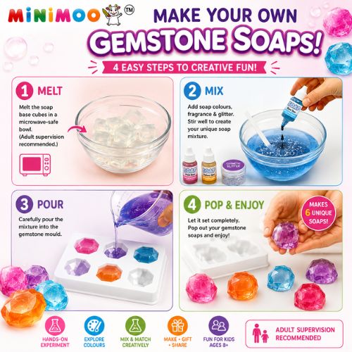Make Your Own Gemstone Soap Kit.