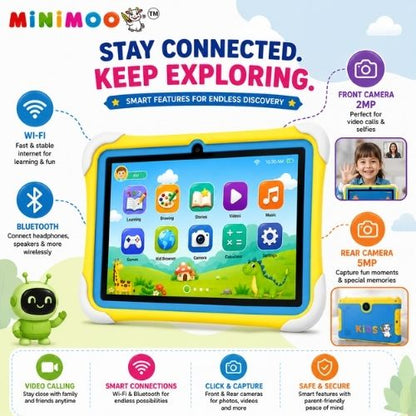 NT300 Pro Kids Tablet – 7” HD Display  4GB RAM + 128GB Storage  Android 13  Wi-Fi & Bluetooth  Learning, Games & Creativity