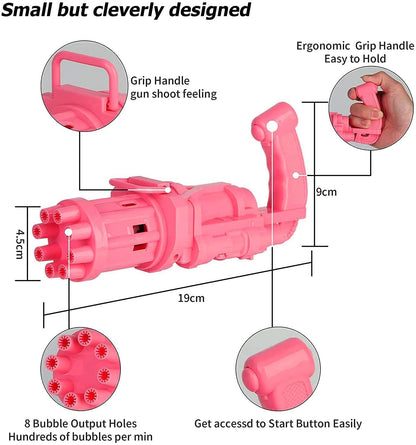 8 Hole Electric Bubbles Gun